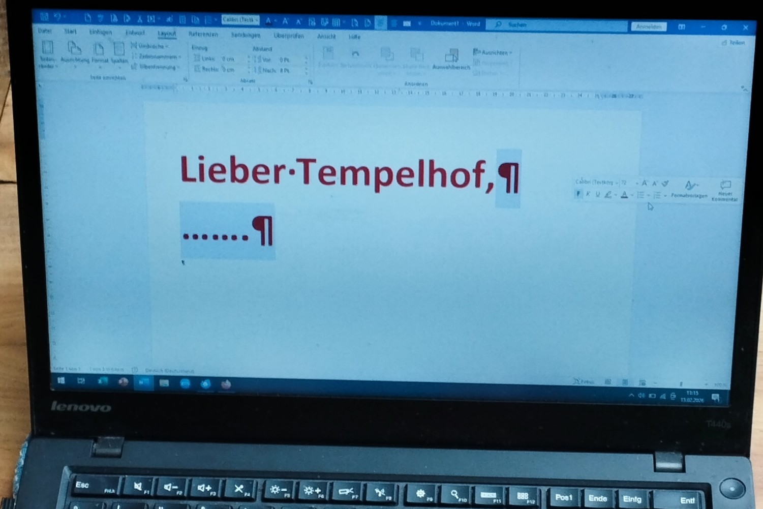 Liebe Leserinnen und Leser! Ein Aufruf